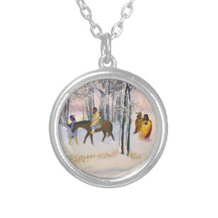 Trail of Tears Fine Art sterling silver necklace