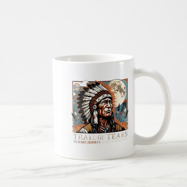 Trail Of Tears Memorial Native American  Coffee Mug (Right)