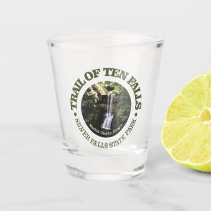 Trail of Ten Falls (rd) Shot Glass