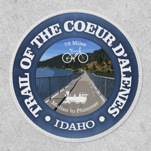 Trail of the Coeur dAlene cycling c Patch