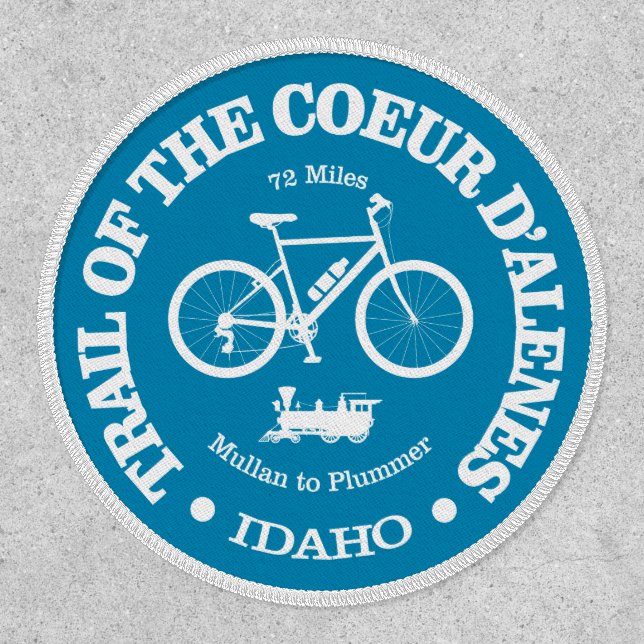 Trail of the Coeur d'Alene (cycling) Patch (Front)