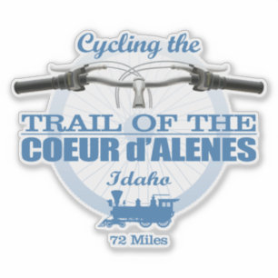 Trail of the Coeur d'Alene (H2) Sticker