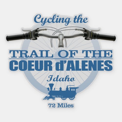 Trail of the Coeur dAlene H2 Sticker