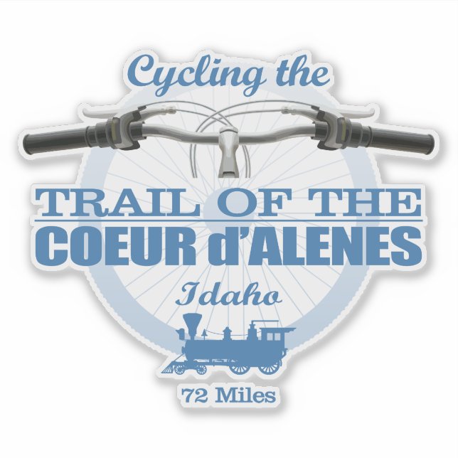 Trail of the Coeur d'Alene (H2) Sticker (Front)