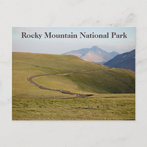 Trail Ridge Rocky Mountain National Park Postcard