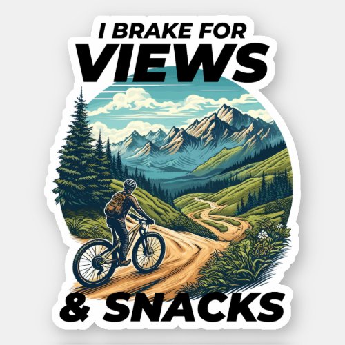 Trail Riding Gravel Ride Mountain Bike Cycling Sticker
