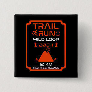 Trail Run Competition Award Button