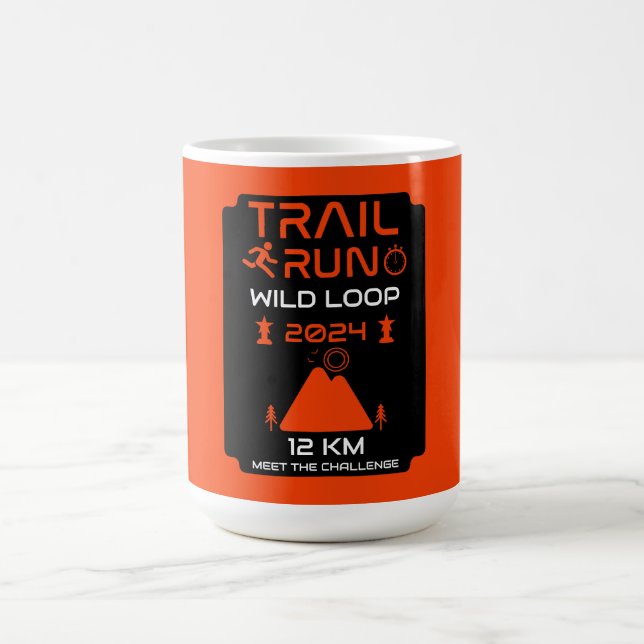 Trail Run Competition Award Coffee Mug (Center)