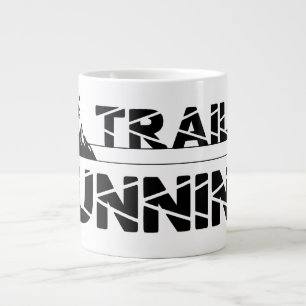 Trail Running Adler Berge Wald Schuhe Profil Giant Coffee Mug