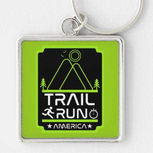 Trail Running America Keychain