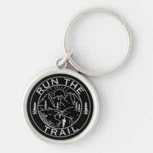Trail Running America Keychain