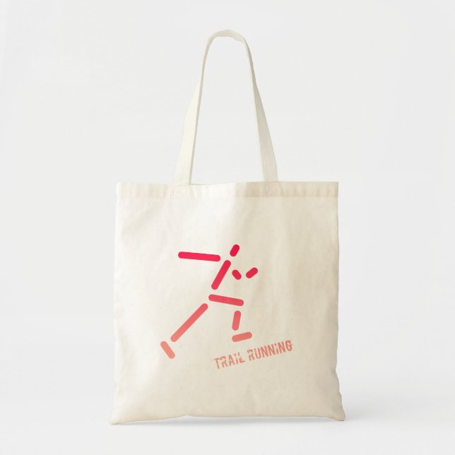 Trail Running, Cross-Country running Tote Bag (Front)
