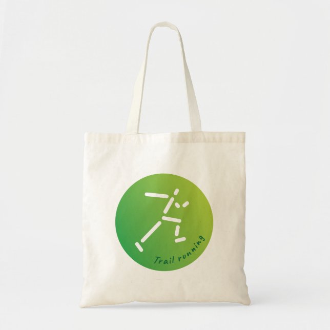 Trail Running, Cross-Country running Tote Bag (Front)
