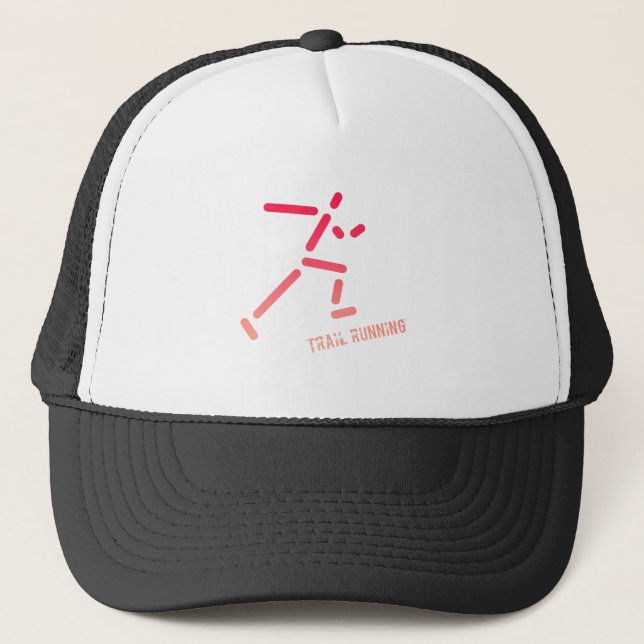 Trail Running, Cross-Country running Trucker Hat (Front)