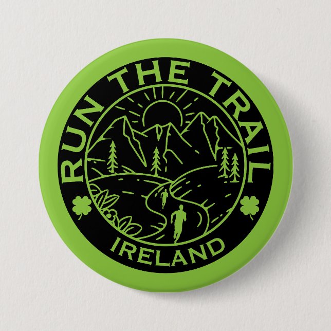 Trail Running Ireland Button (Front)