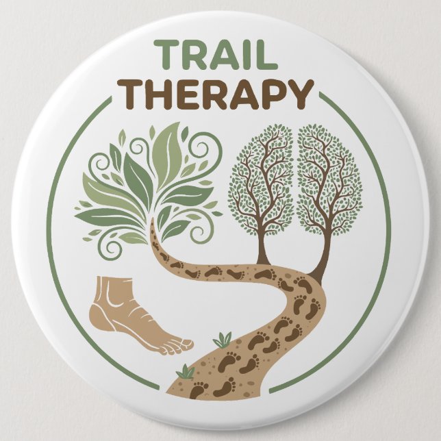 Trail Therapy Button (Front)