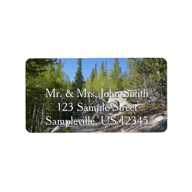 Trail to Alberta Falls Label (Front)