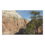 Trail to Angels Landing in Zion National Park Rectangular Sticker
