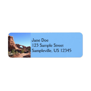 Trail to Skyline Arch Label
