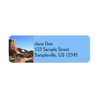 Trail to Skyline Arch Label