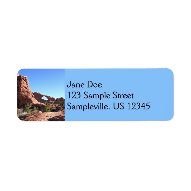 Trail to Skyline Arch Label (Front)