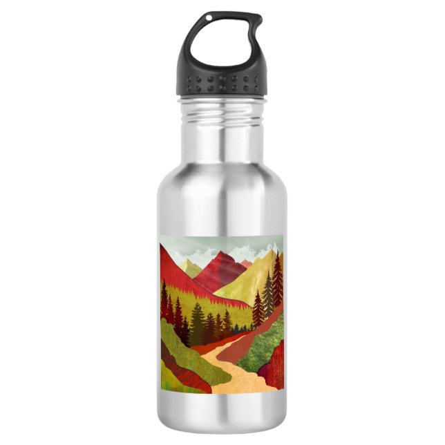 Trail To The Sky Stainless Steel Water Bottle (Front)