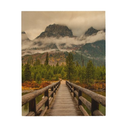 Trail To The Tetons Wood Wall Art