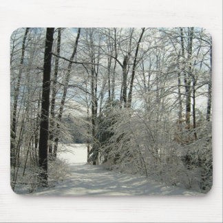 Trail To The Winter Lake-Mousepad Mouse Pad