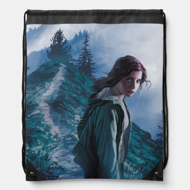 Trail Walker Drawstring Backpack (Front)