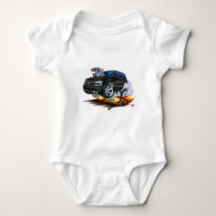 Trailblazer SS Black Truck Baby Bodysuit