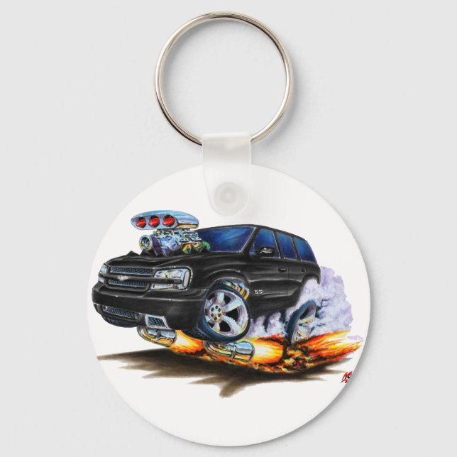 Trailblazer SS Black Truck Keychain (Front)