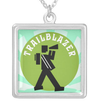 Trailblazer Unisex Silver Plated Necklace