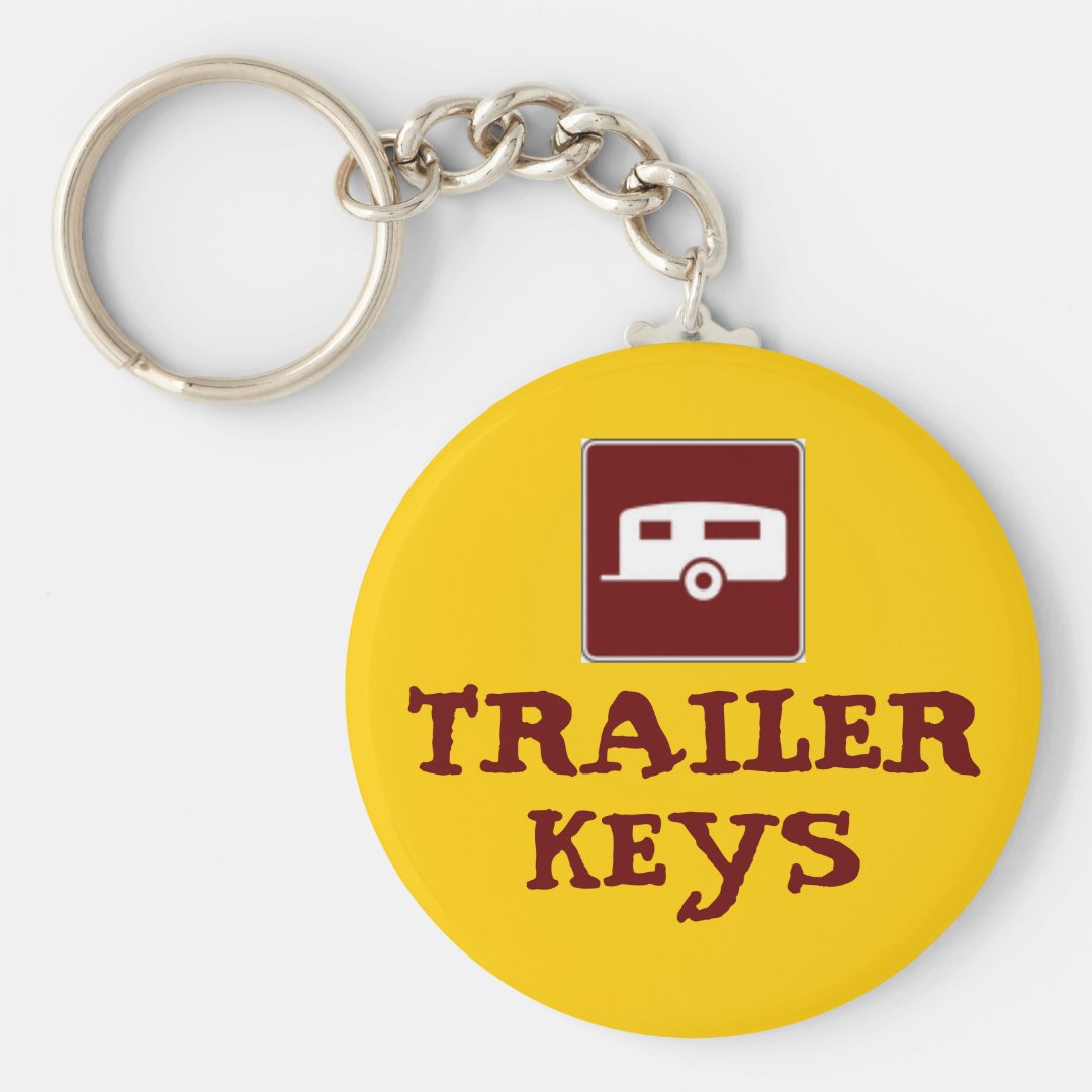 Trailer Camper Motorhome Keychain Zazzle