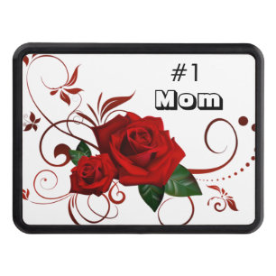 Trailer Hitch Cover 2" #1 Mom