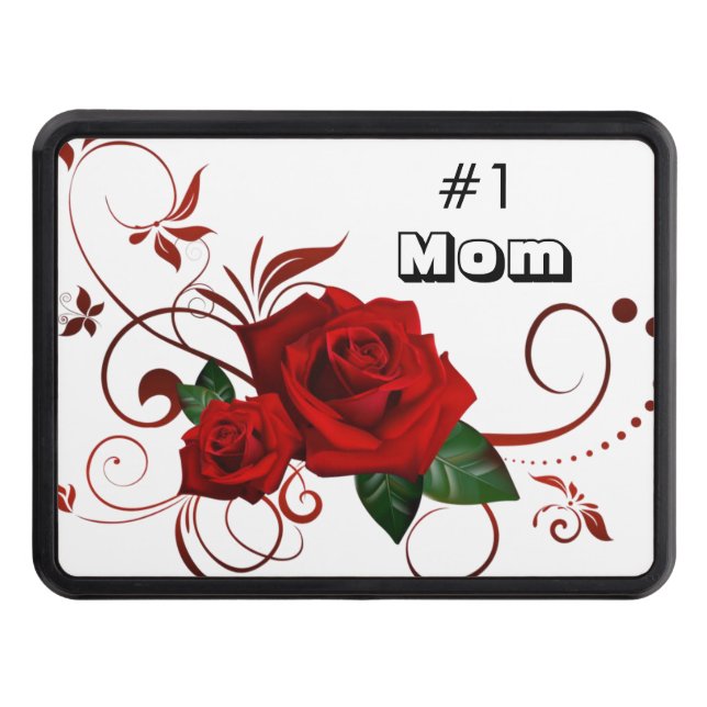 Trailer Hitch Cover 2" #1 Mom (Front)