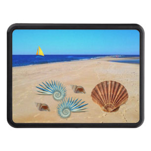 Trailer Hitch Cover 2" Beach Shells