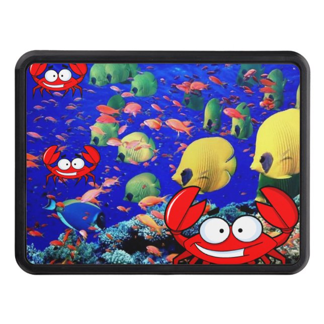Trailer Hitch Cover 2" Fish Ocean Crab (Front)