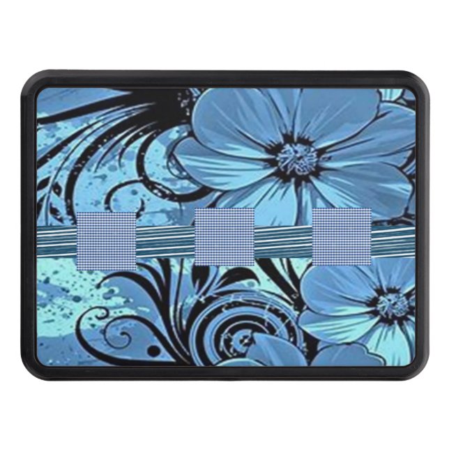 Trailer Hitch Cover 2" Floral (Front)