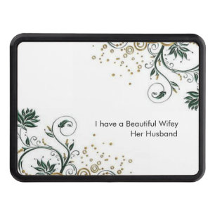Trailer Hitch Cover 2" Floral