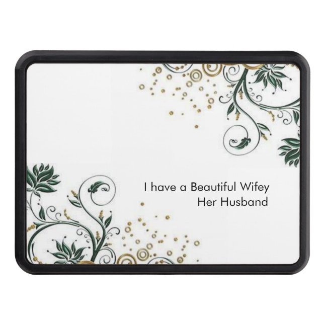 Trailer Hitch Cover 2" Floral (Front)