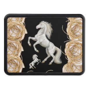 Trailer Hitch Cover 2" Horses