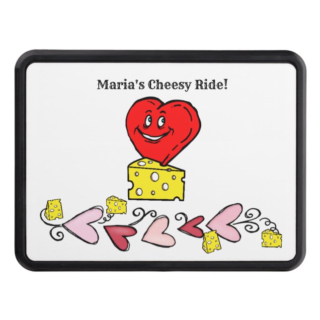 Trailer Hitch Cover 2" Mouse Cheesy Ride (Front)