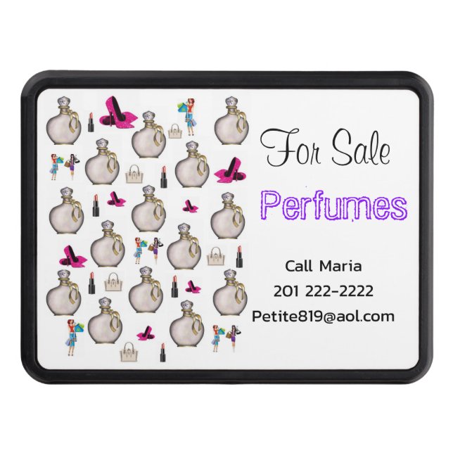 Trailer Hitch Cover 2" Perfumes (Front)