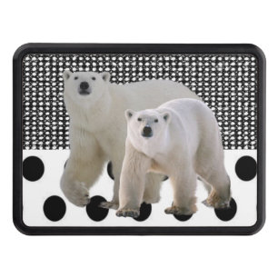 Trailer Hitch Cover 2" Polar Bear