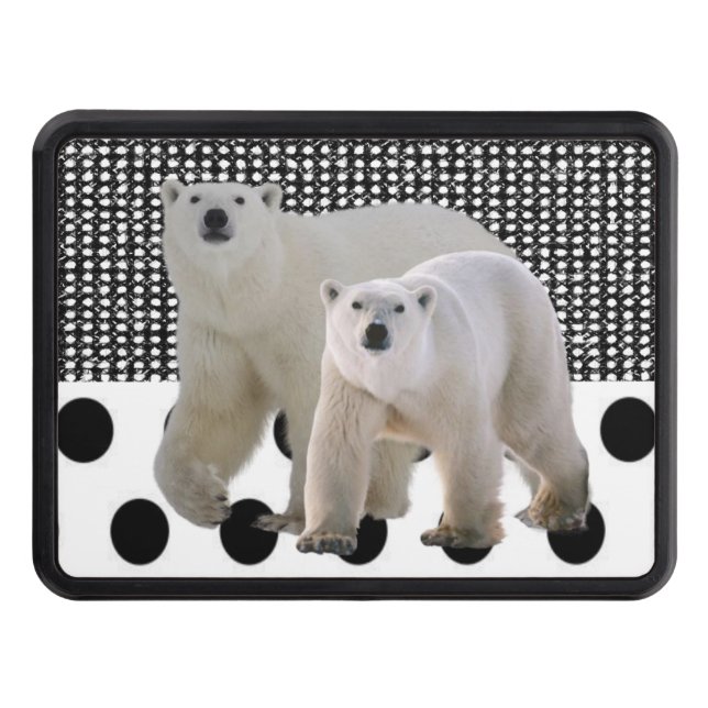 Trailer Hitch Cover 2" Polar Bear (Front)