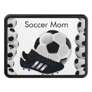 Trailer Hitch Cover 2" Soccer Ball