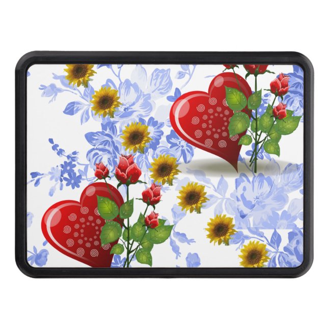 Trailer Hitch Cover 2" Sunflower (Front)