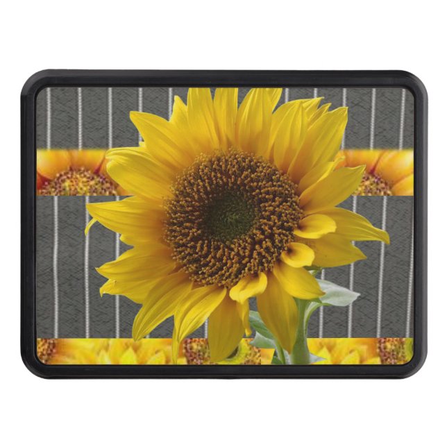 Trailer Hitch Cover 2" Sunflower (Front)