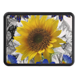 Trailer Hitch Cover 2" Sunflower