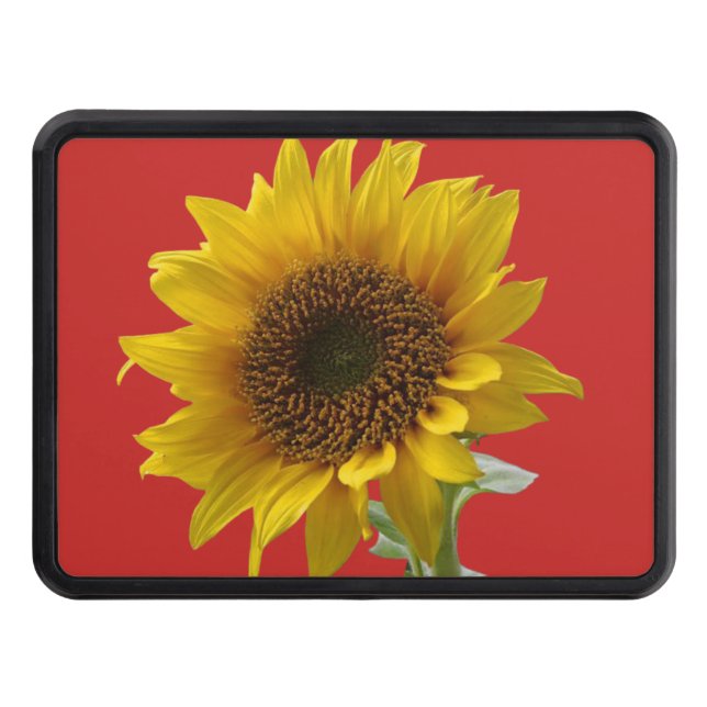 Trailer Hitch Cover 2" Sunflower (Front)